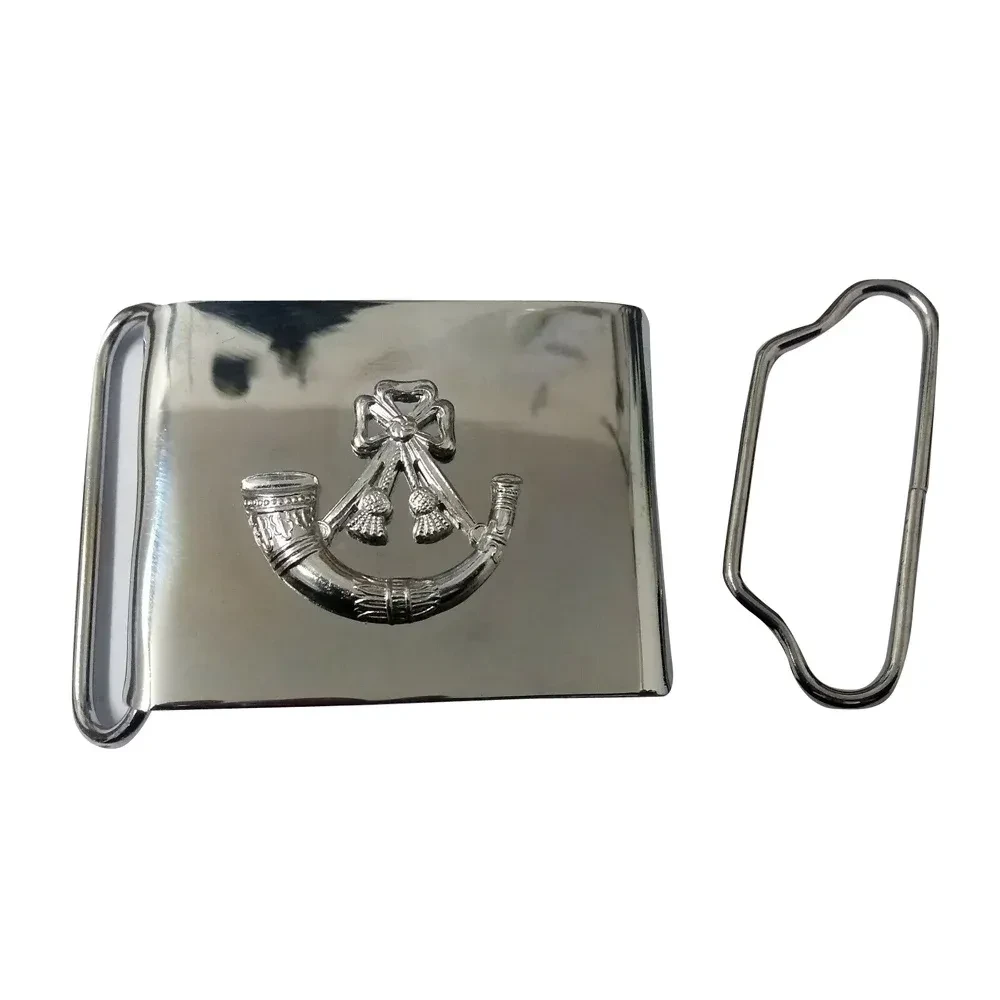 Brass belt buckle with nickle