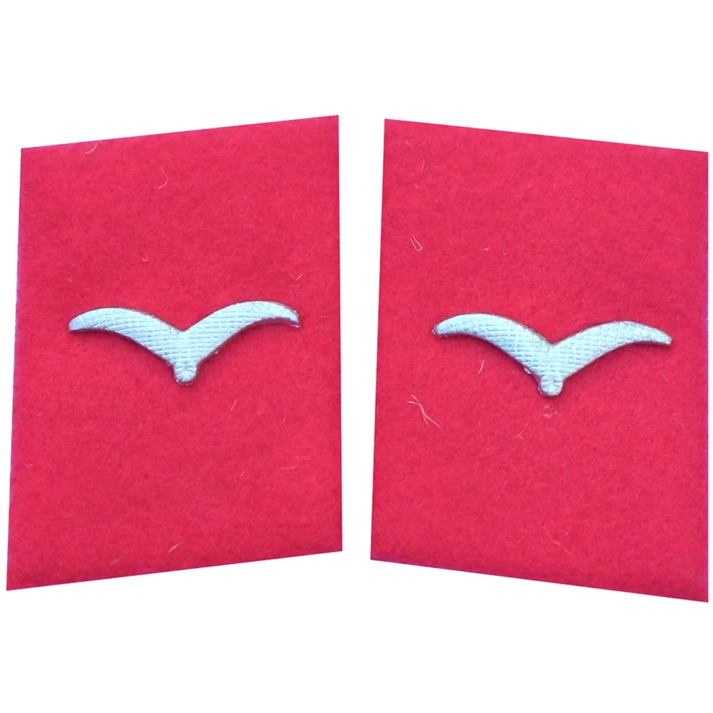 German Luftwaffe Flieger Ist Lieutenant Oberleutnant RED Collar Tab