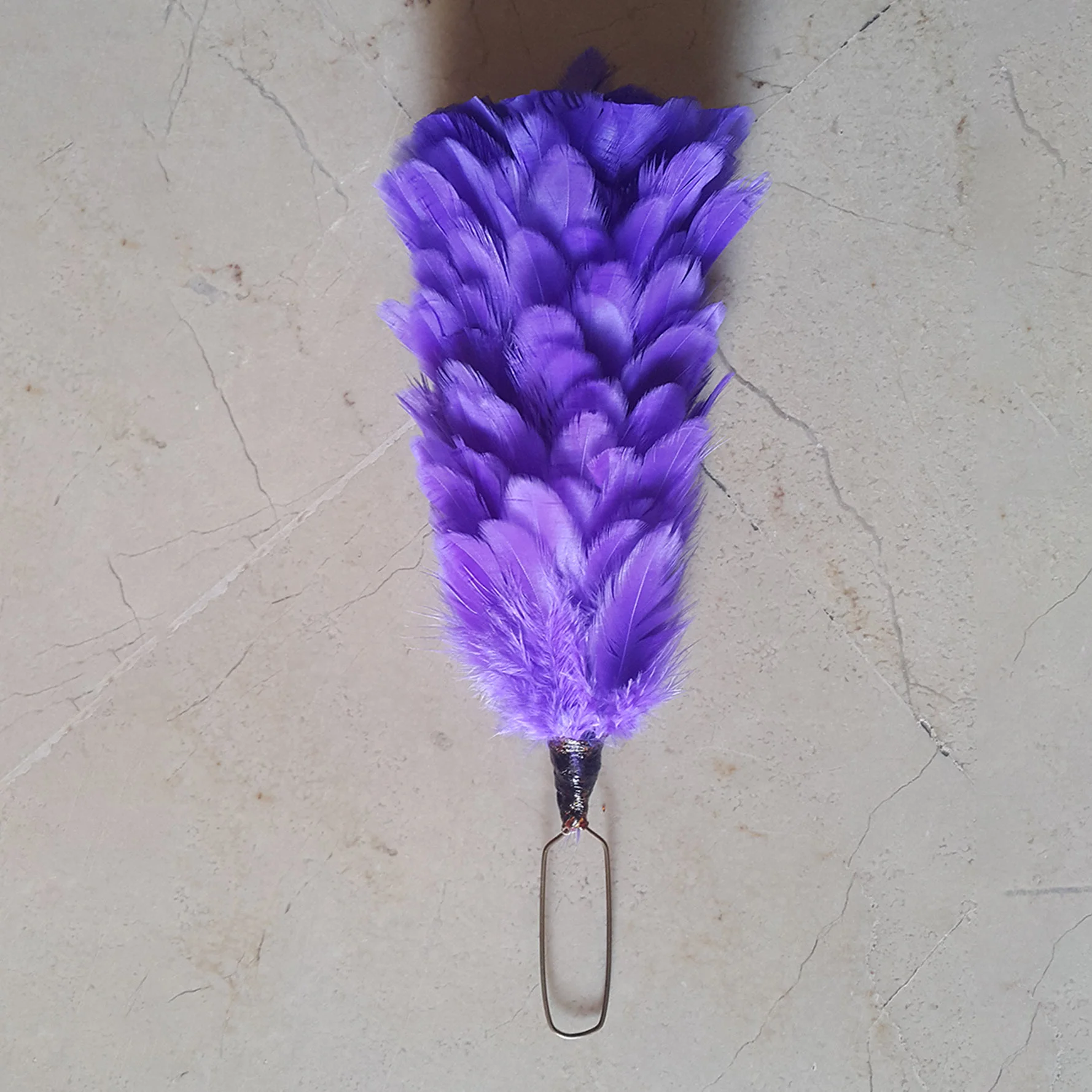 Hackle in purple color