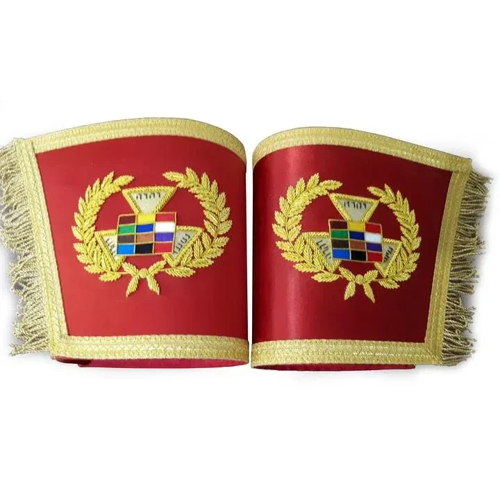 Masonic bullion embroiodery cuffs