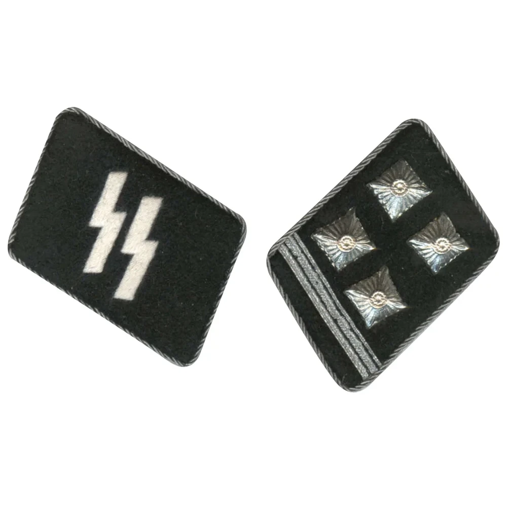 SS Obersturmbannfuhrer collar tabs